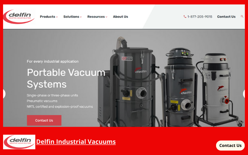 Delfin Industrial Vacuums