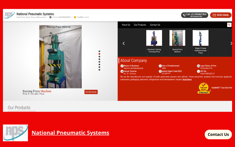 National Pneumatic Systems