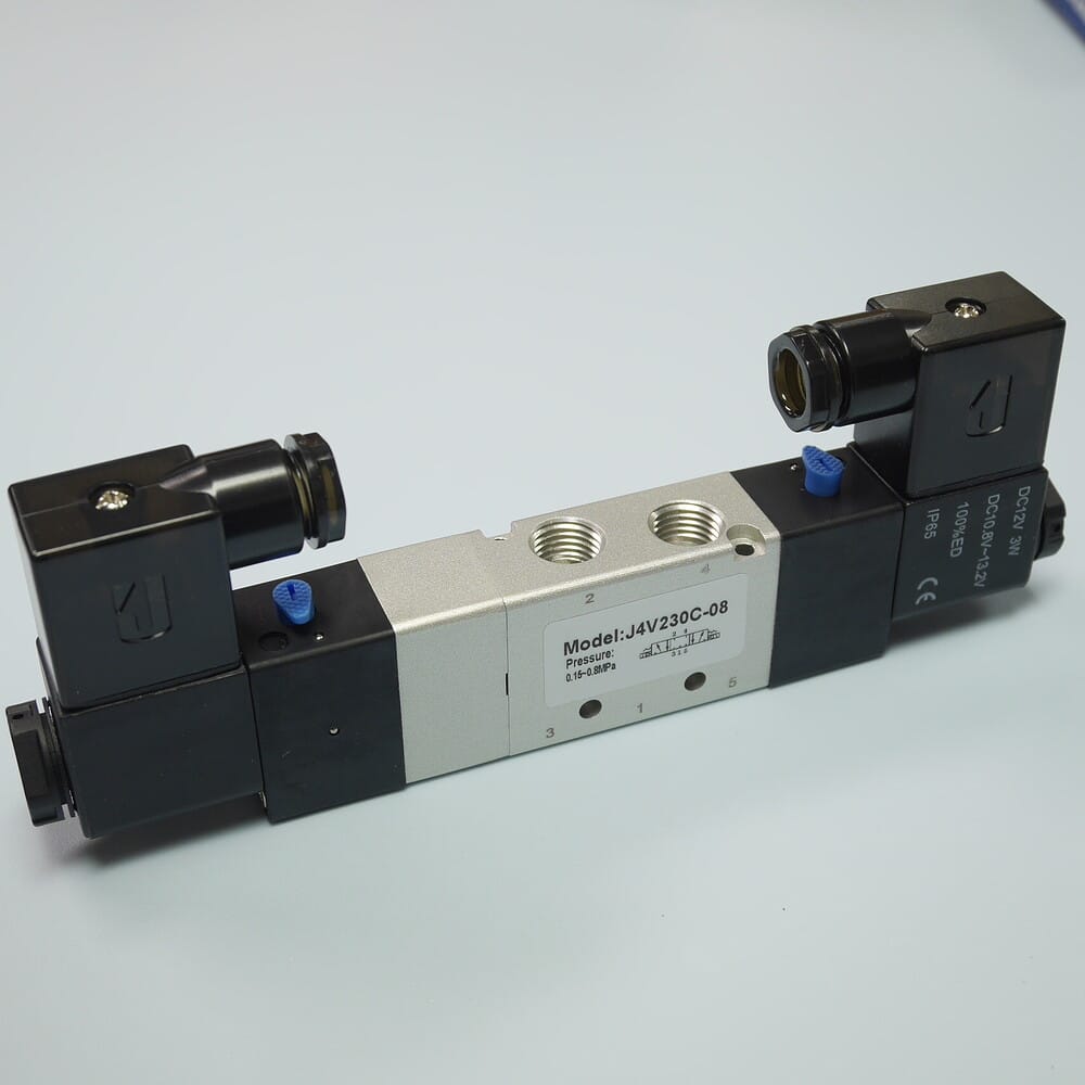 5 way 2 position pneumatic solenoid valve
